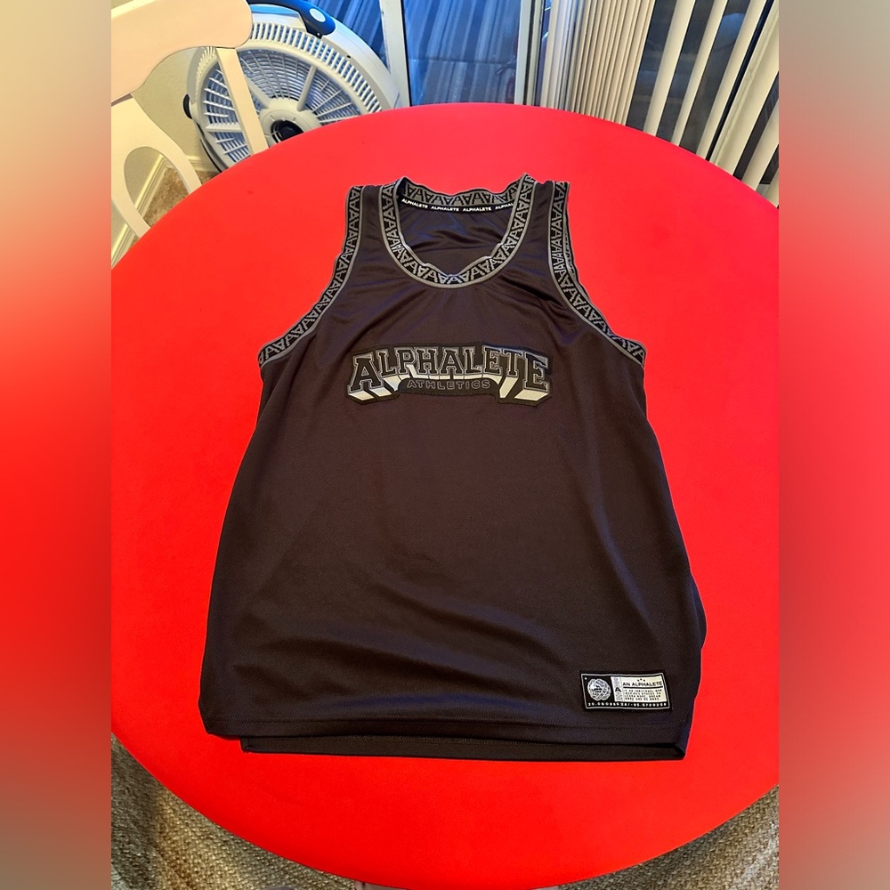 ALPHALETE BASKETBALL JERSEY/MUSCLE TANK TOP BUNDLE 4 PAIR ALL MEDIUM